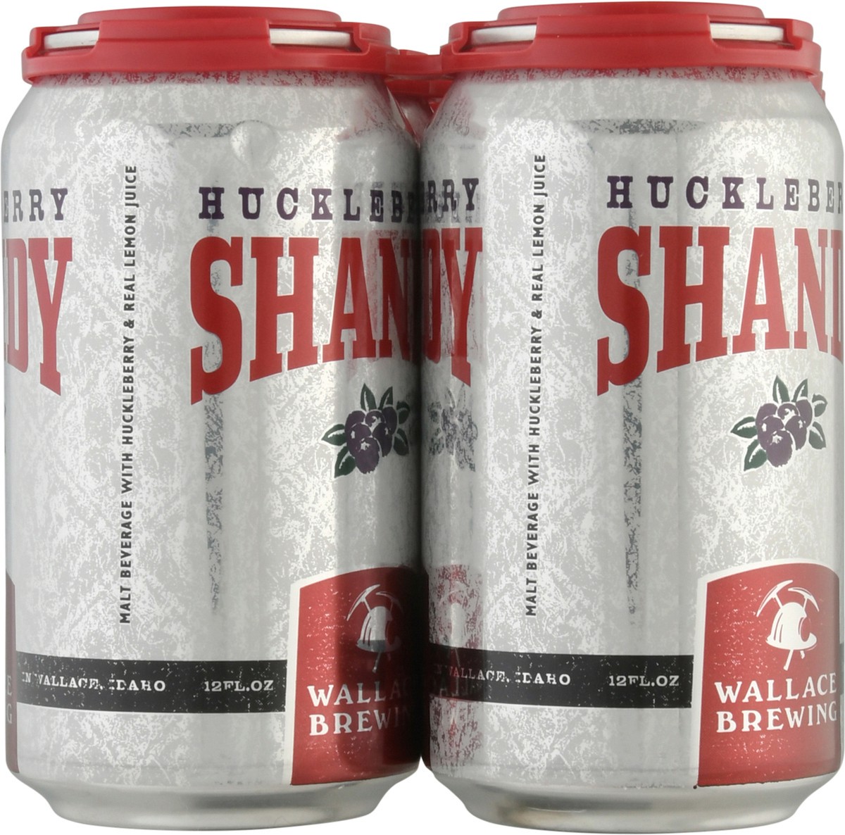 slide 5 of 11, Wallace Brewing Huckleberry Shandy Beer 6-12 fl oz Cans, 6 ct; 12 fl oz