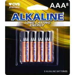 Cvs Aaa Alkaline Batteries, 8 Ct