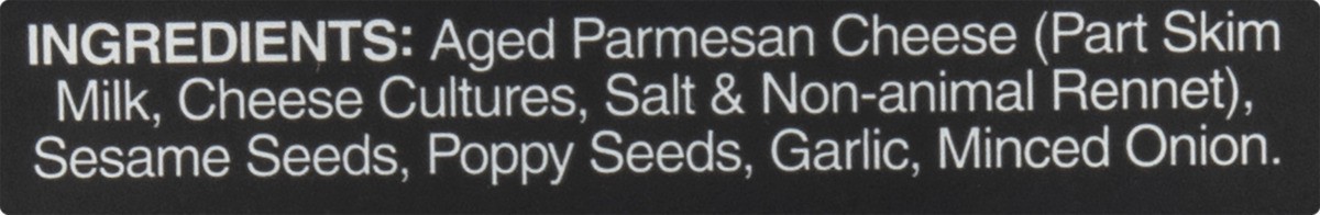 slide 10 of 11, ParmCrisps Cheese Crisps, Everything, Oven-Baked, 3 oz