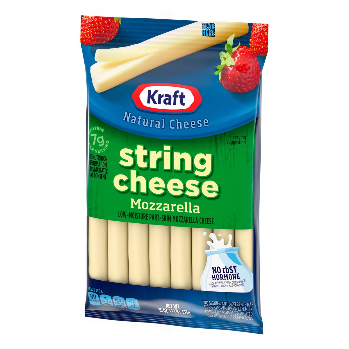 slide 2 of 9, Kraft String Cheese Mozzarella Cheese Snacks, 16 ct Sticks, 16 ct