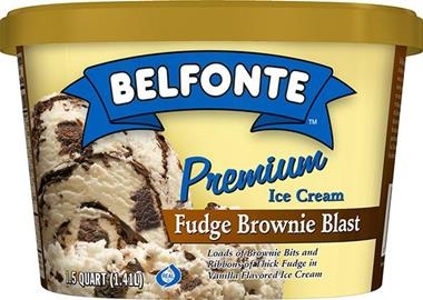 slide 1 of 1, Belfonte Premium Fudge Brownie Blast, 48 oz