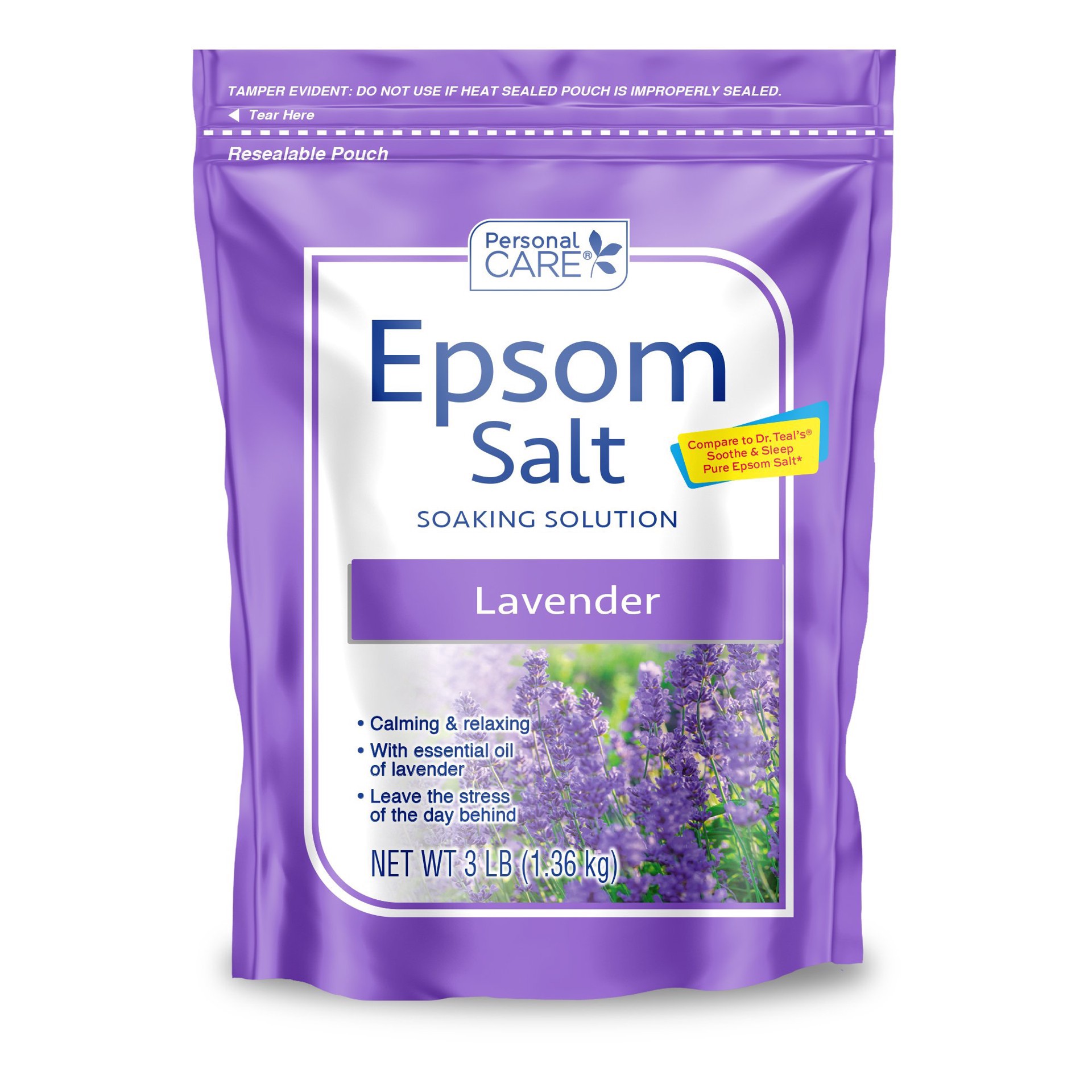 slide 1 of 1, Modesa Lavender Epsom Salt, 48 oz