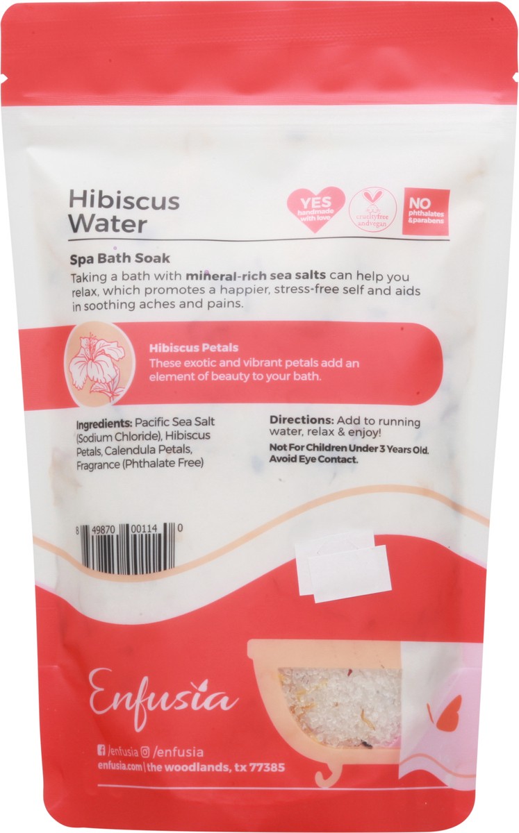 slide 10 of 13, Enfusia Spa Bath Soak Hibiscus Water, 16 oz