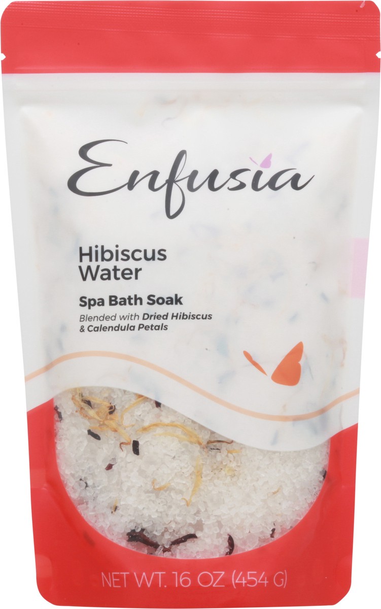 slide 11 of 13, Enfusia Spa Bath Soak Hibiscus Water, 16 oz