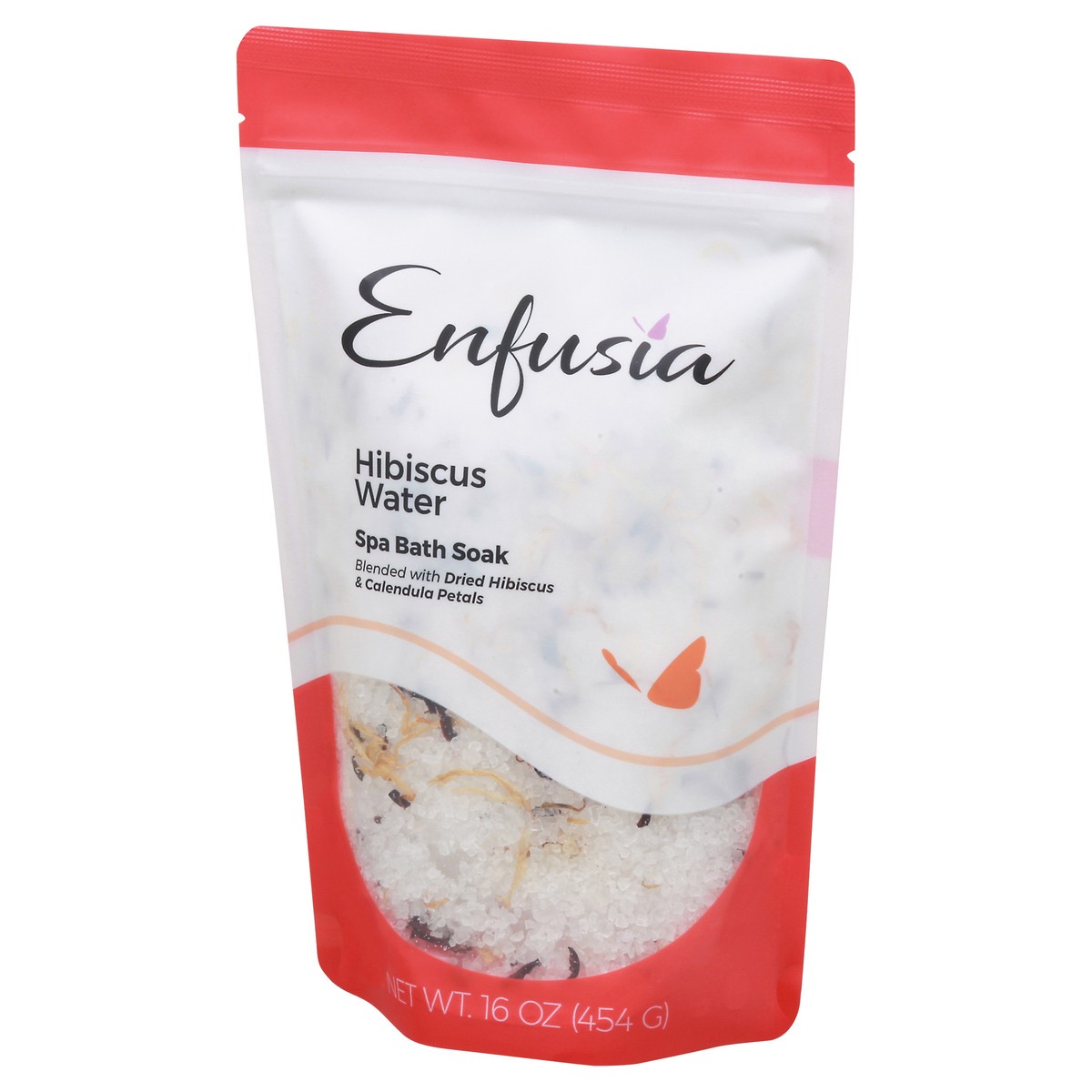 slide 13 of 13, Enfusia Spa Bath Soak Hibiscus Water, 16 oz