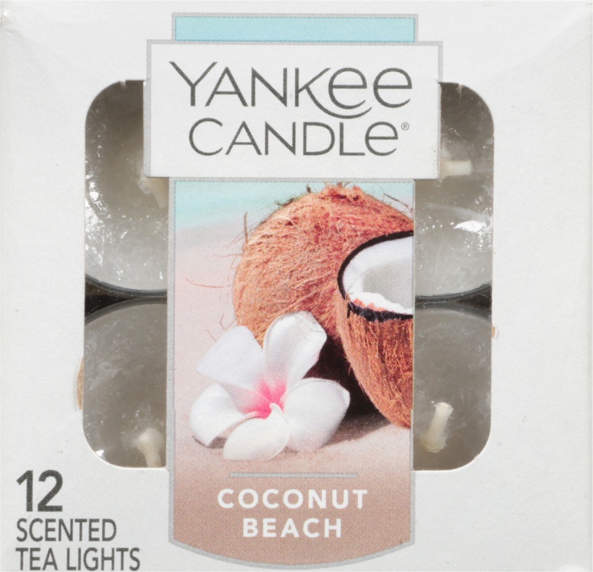 slide 1 of 11, Yankee Candle Scented Coconut Beach Tea Lights 12 Tea Lights 0.35 oz Packed, Unspecified 12 ea, 1 ct