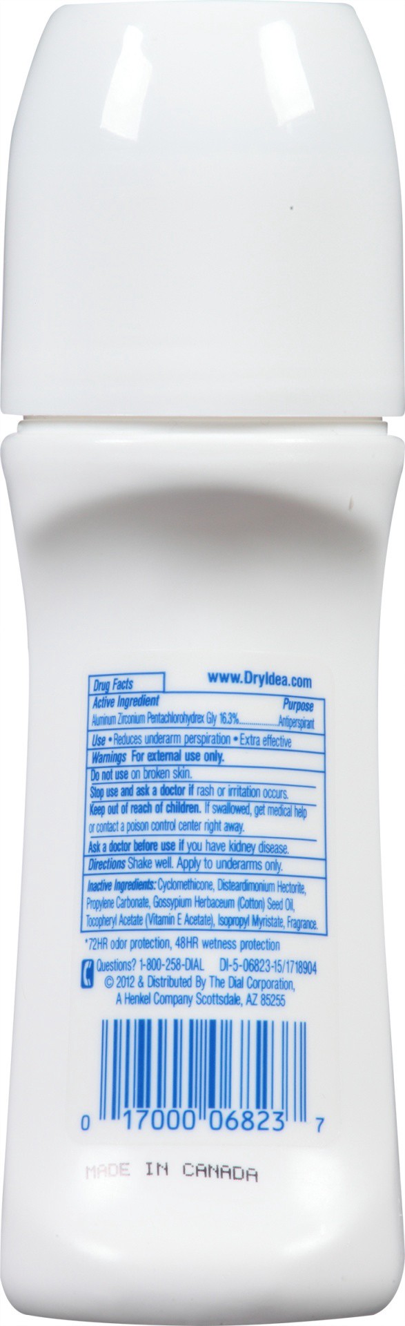 slide 6 of 6, Dry Idea Roll On Anti-Perspirant Powder Fresh, 3.25 oz