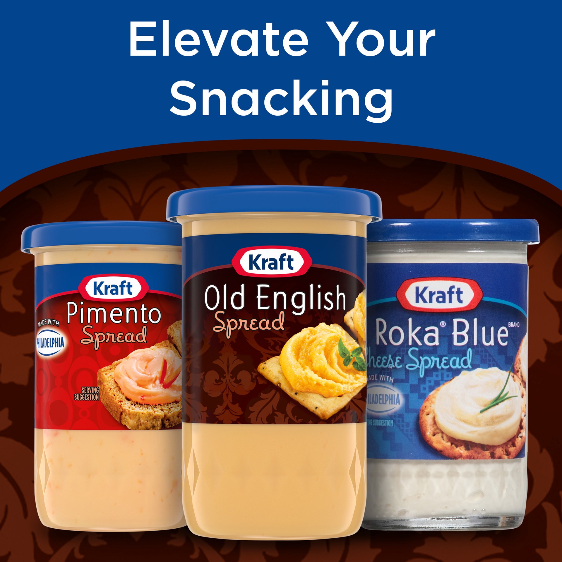 slide 3 of 5, Kraft Old English Pasteurized Process Cheese Spread, 5 oz Jar, 5 oz