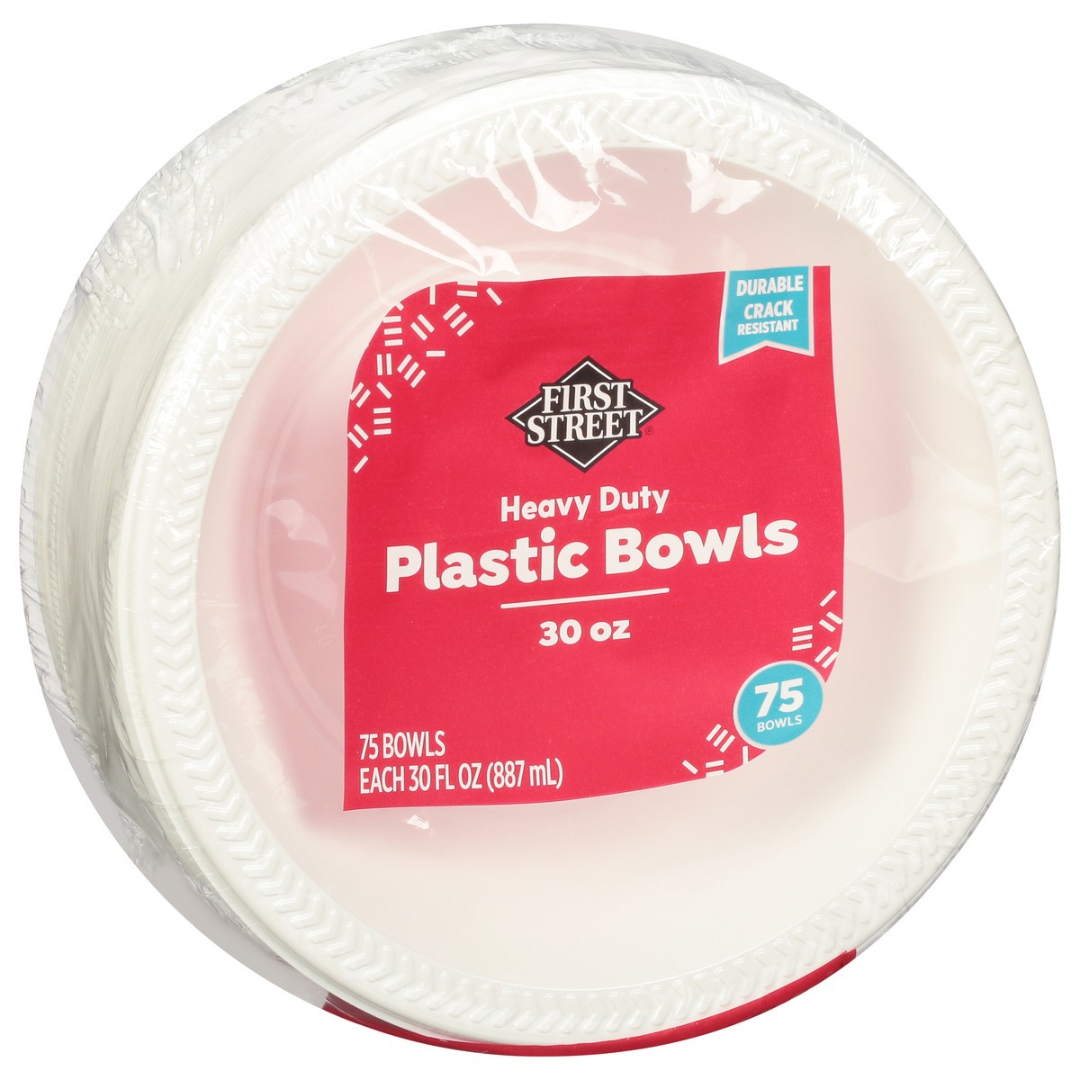 slide 2 of 12, First Street Plastic Bowls, 75 ct