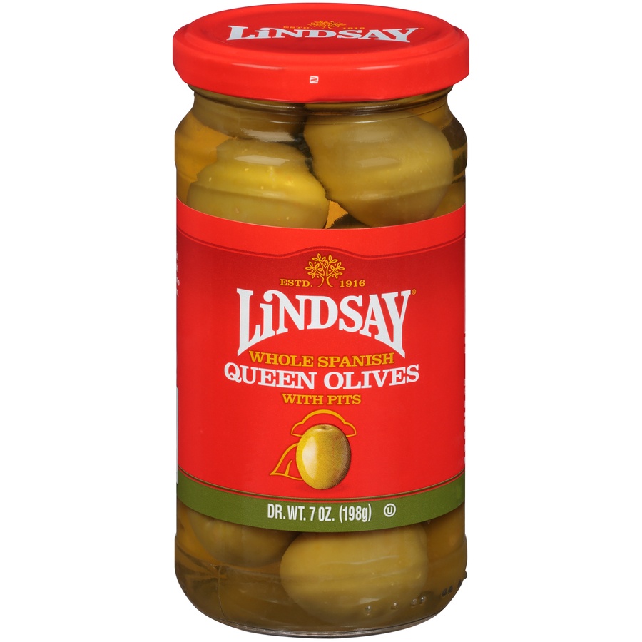 slide 1 of 6, Lindsay Whole Queen Olives, 7 oz