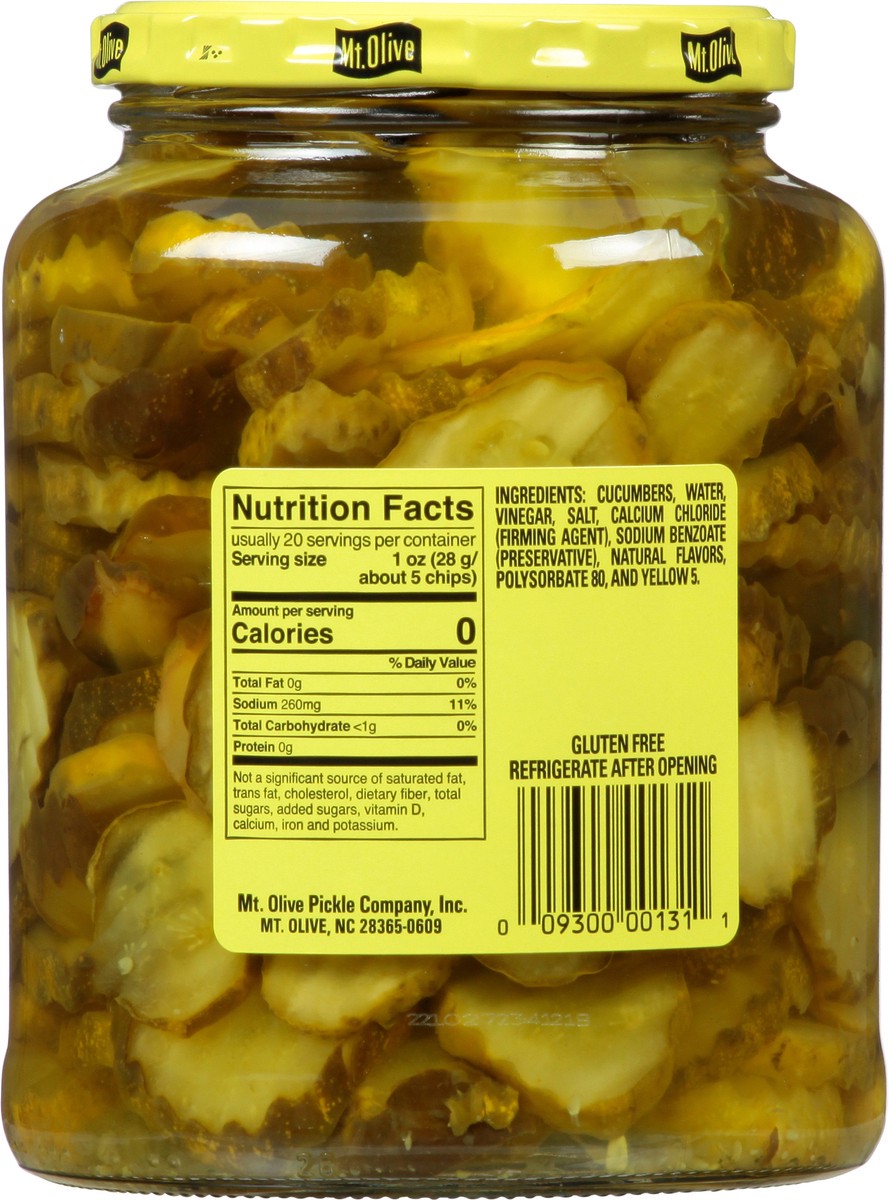 slide 2 of 13, Mt. Olive Mini Stuffers Hamburger Dill Chips Pickles 32 fl oz Jar, 32 oz