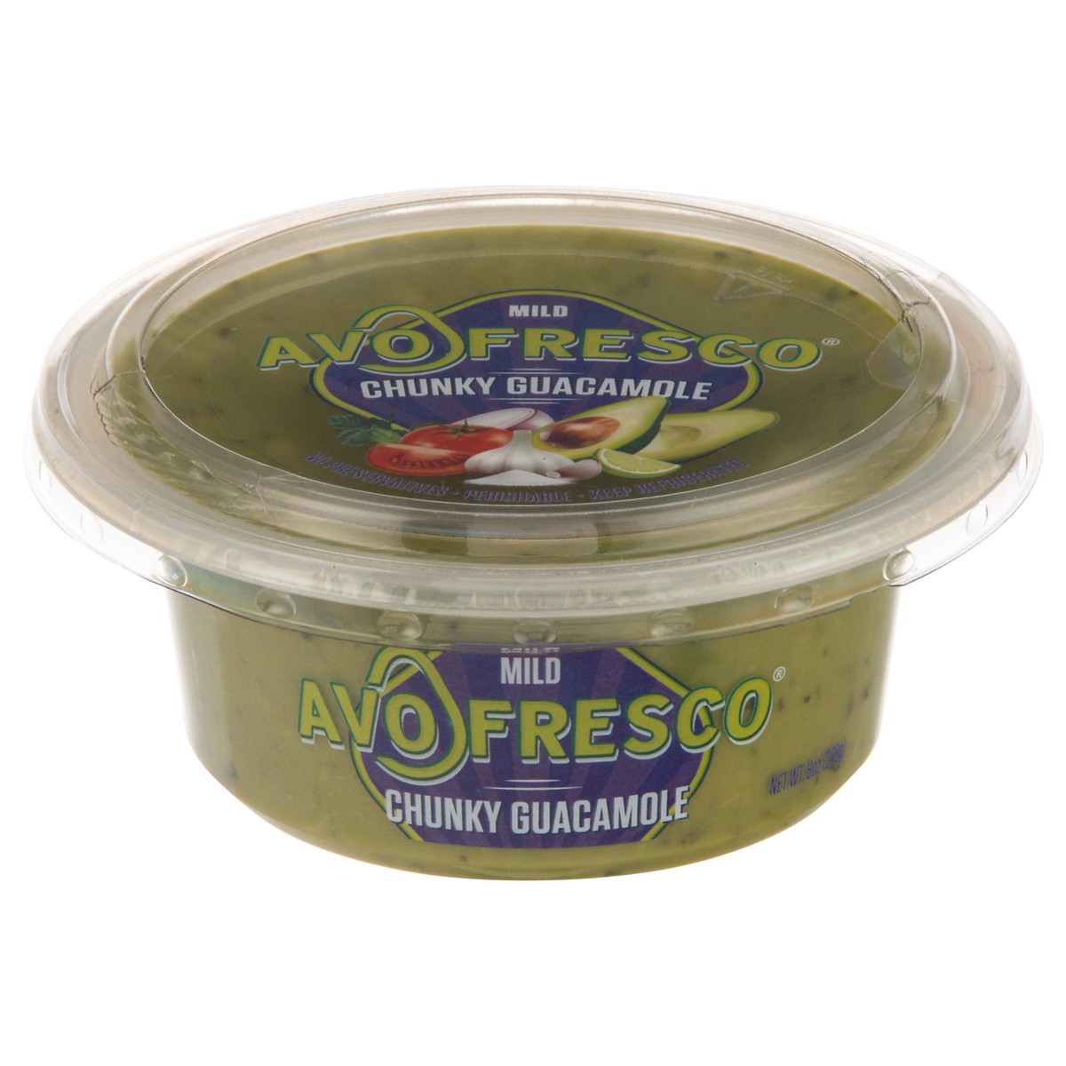 slide 1 of 4, Uhp Ret Chunky Guacamole Organic - 8 OZ, 8 oz