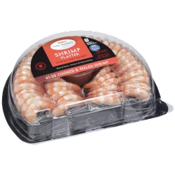 Hy-vee Fish Market Cooked & Peeled Shrimp Platter
