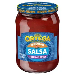 Ortega Medium Thick & Chunky Salsa - 16 oz