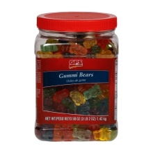 slide 1 of 1, GFS Gummi Bears, 50 oz