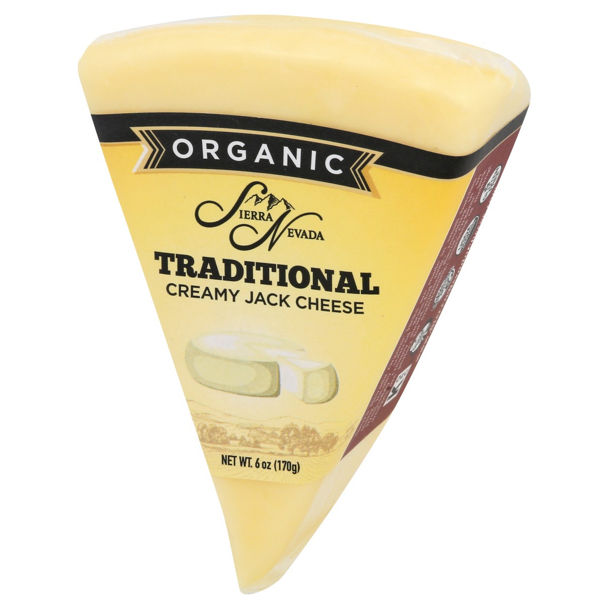 slide 3 of 9, Sierra Nevada Organic Traditional Creamy Jack Cheese 6 oz, 6 oz