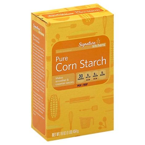 slide 1 of 1, Signature Select Corn Starch Pure, 16 oz