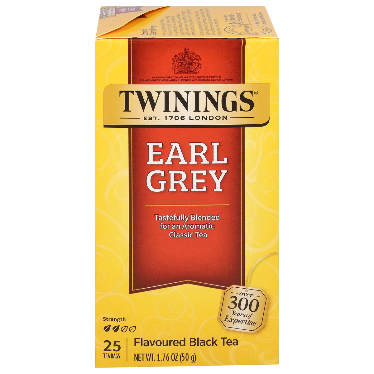 slide 9 of 16, Twinings Earl Grey Black Tea 25 Tea Bags, 25 ct