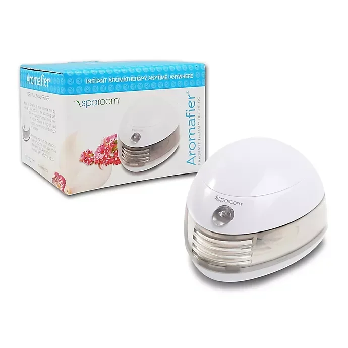 slide 2 of 2, SpaRoom Aromafier Battery and USB Powered Oil Diffuser White - SpaRoom, 1 ct