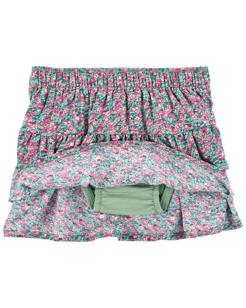 slide 2 of 2, Oshkosh Baby Floral Print Tiered Skort Multi 18M, 1 ct