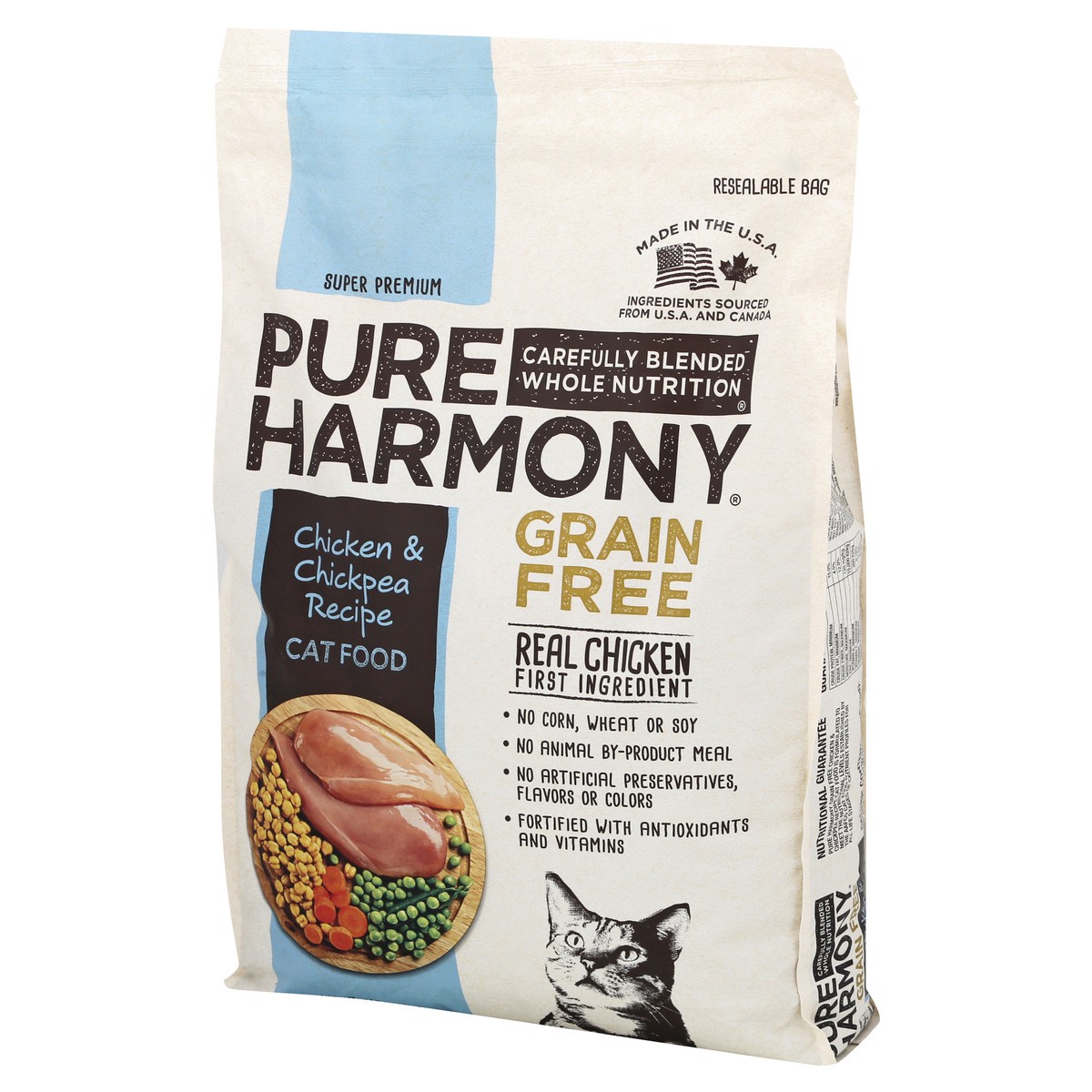 slide 4 of 10, Pure Harmony Pure Cat Dry Chk&Chkpea, 11 lb