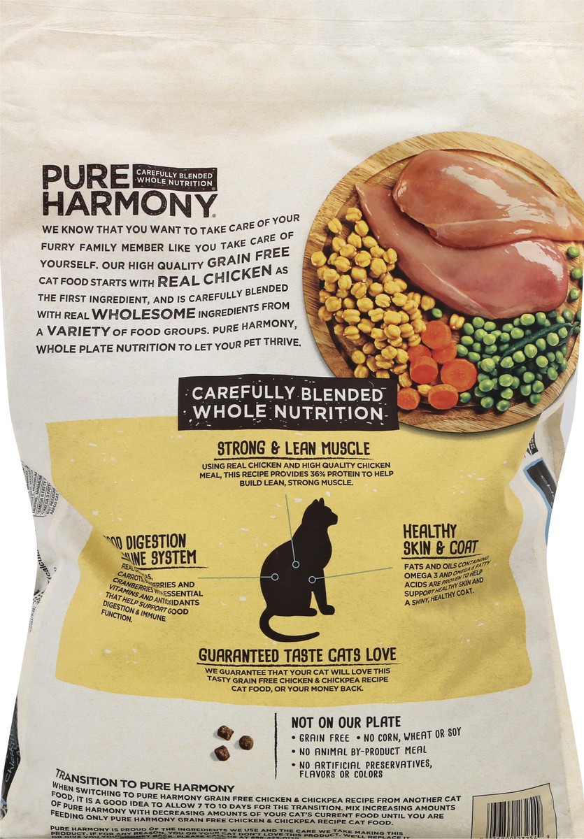 slide 9 of 10, Pure Harmony Pure Cat Dry Chk&Chkpea, 11 lb