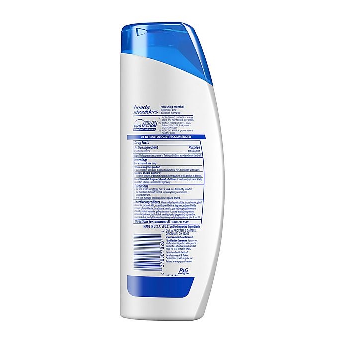 slide 2 of 5, Head & Shoulders Refreshing Menthol Anti-Dandruff Shampoo, 12.8 fl oz