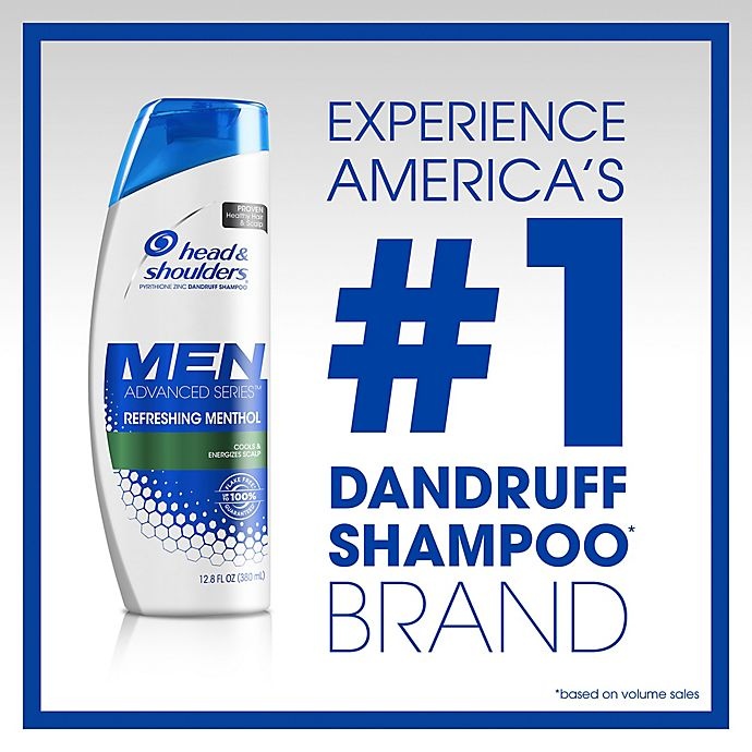 slide 4 of 5, Head & Shoulders Refreshing Menthol Anti-Dandruff Shampoo, 12.8 fl oz