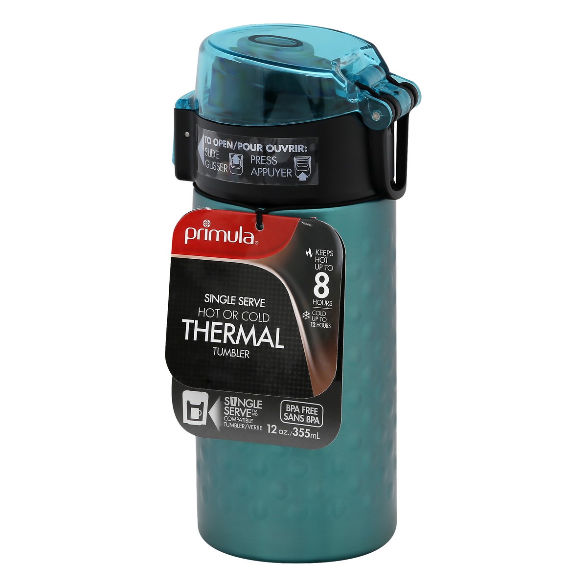 slide 4 of 11, Primula 12 Ounces Teal Mini Hamilton Thermal Tumbler 1 ea, 1 ct