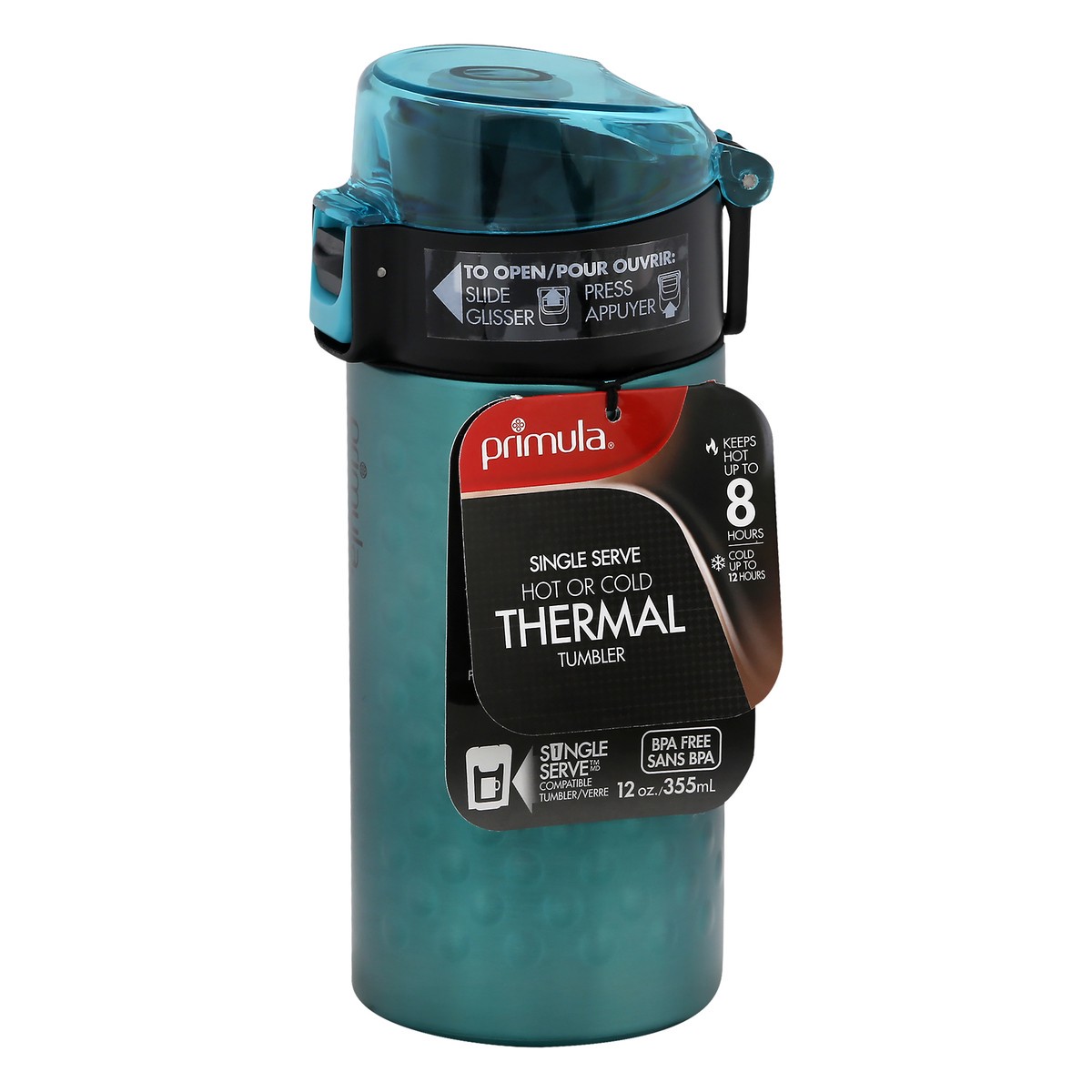 slide 5 of 11, Primula 12 Ounces Teal Mini Hamilton Thermal Tumbler 1 ea, 1 ct