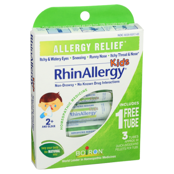slide 1 of 1, Boiron RhinAllergy Kids Allergy Relief, 3 ct