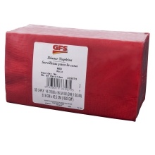 slide 1 of 1, GFS Red Dinner Napkins, 50 ct