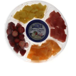 Large Reasor's Fruit Tray With Dip