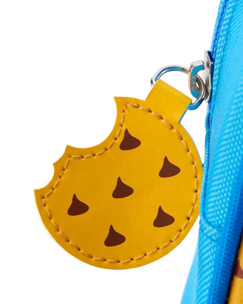 slide 3 of 4, Skiphop Toddler Sesame Street Little Kid Backpack - Cookie Monster Cookie Monster NS, 1 ct