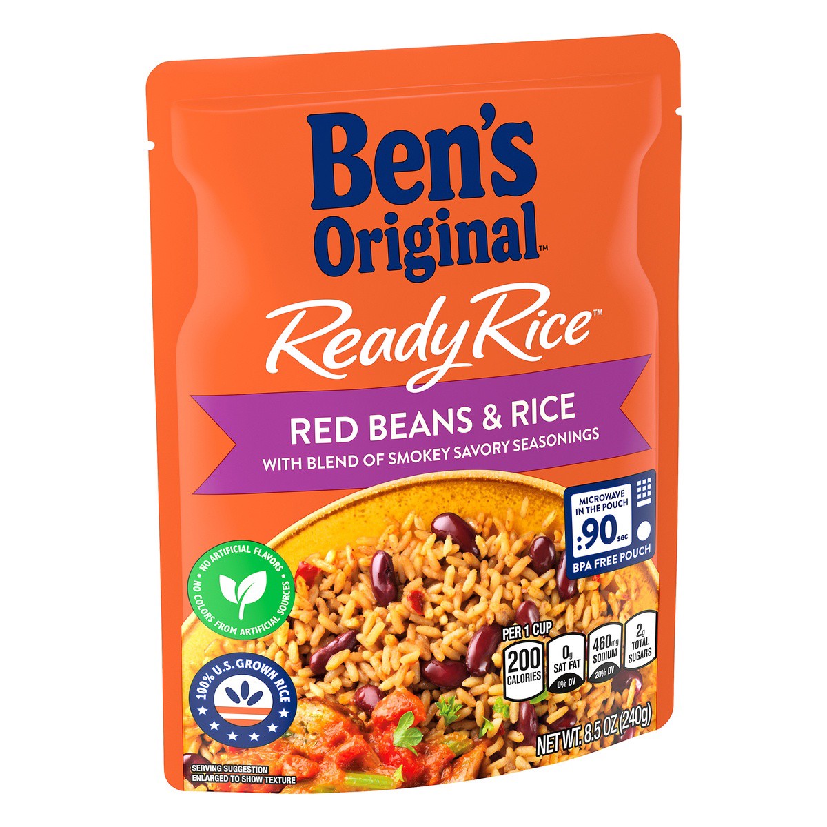 slide 6 of 9, BEN'S ORIGINAL™ READY RICE™, Red Beans & Rice, 8.5 oz pouch, 8.5 oz