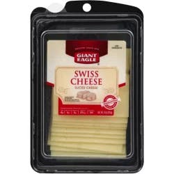 Giant Eagle Sliced Swiss Cheese