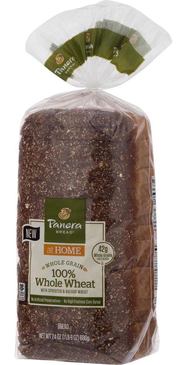 slide 3 of 9, Panera Bread Whole Grain 100% Whole Wheat Bread, 24 oz