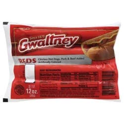 Gwaltney Hot Dogs, Chicken, Reds
