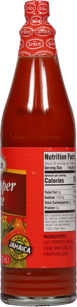 slide 5 of 12, Grace Very Hot Pepper Sauce 6 fl oz, 6 fl oz