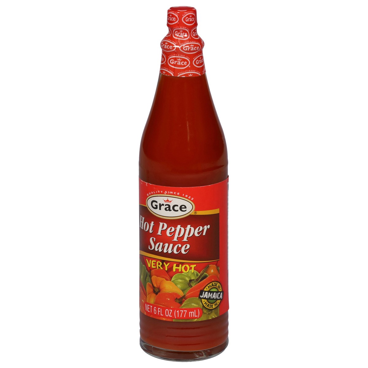 slide 2 of 12, Grace Very Hot Pepper Sauce 6 fl oz, 6 fl oz