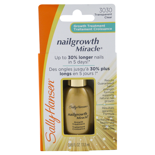 slide 1 of 5, Sally Hansen Nailgrowth Miracle Treatment, 0.45 oz