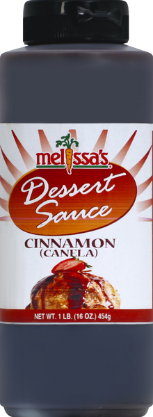 slide 1 of 1, Melissa's Dessert Sauce, Cinnamon, 16 oz