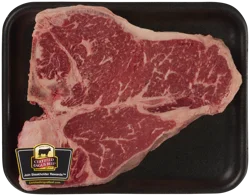 USDA Choice Beef T-Bone Steak - Per Package (Avg. 1.25 lb)