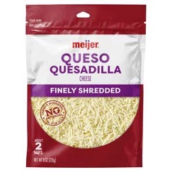 Meijer Finely Shredded Queso Quesadilla Cheese - 8 oz