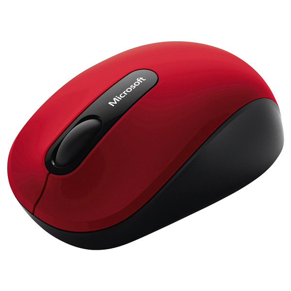 slide 1 of 1, Microsoft Bluetooth Mobile Mouse, Dark Red, 1 ct