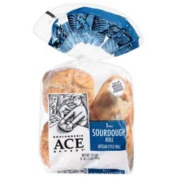 Boulangerie ACE Bakery Artisan Style Sourdough Roll - 5 count