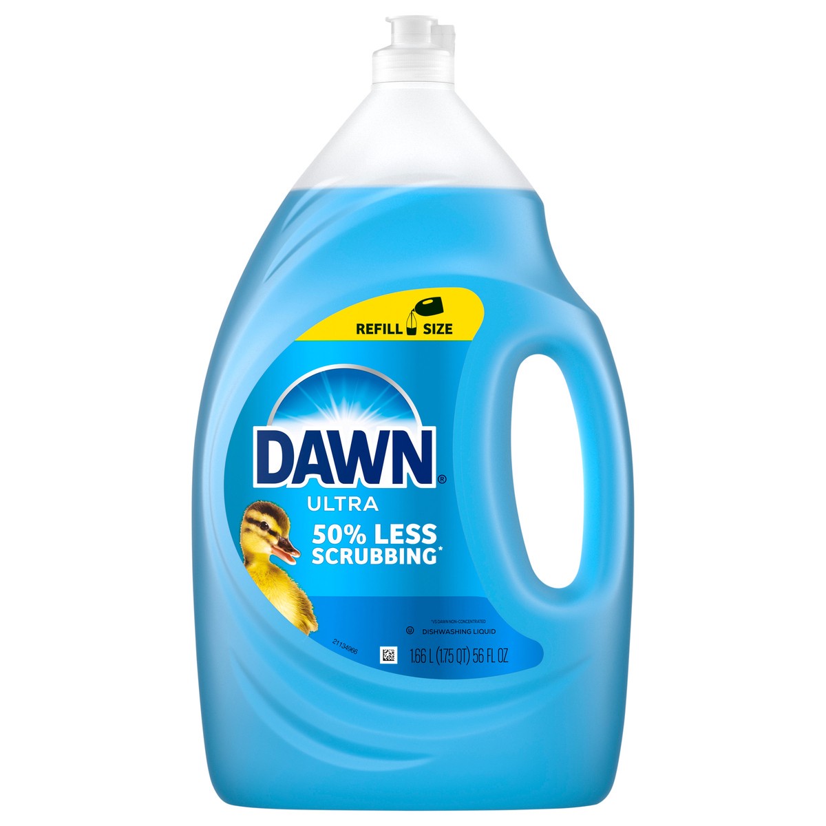 slide 1 of 3, Dawn Ultra Dish Soap Liquid, Dishwashing Liquid, Grease Removal, Original, 56oz, 56 fl oz