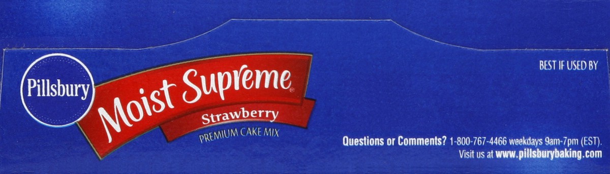 slide 6 of 6, Pillsbury Cake Mix, Premium, Strawberry, 18.7 oz