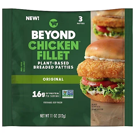 slide 1 of 1, Beyond Meat Chicken Breaded Filet Plant Based - 11 Oz, 11 oz