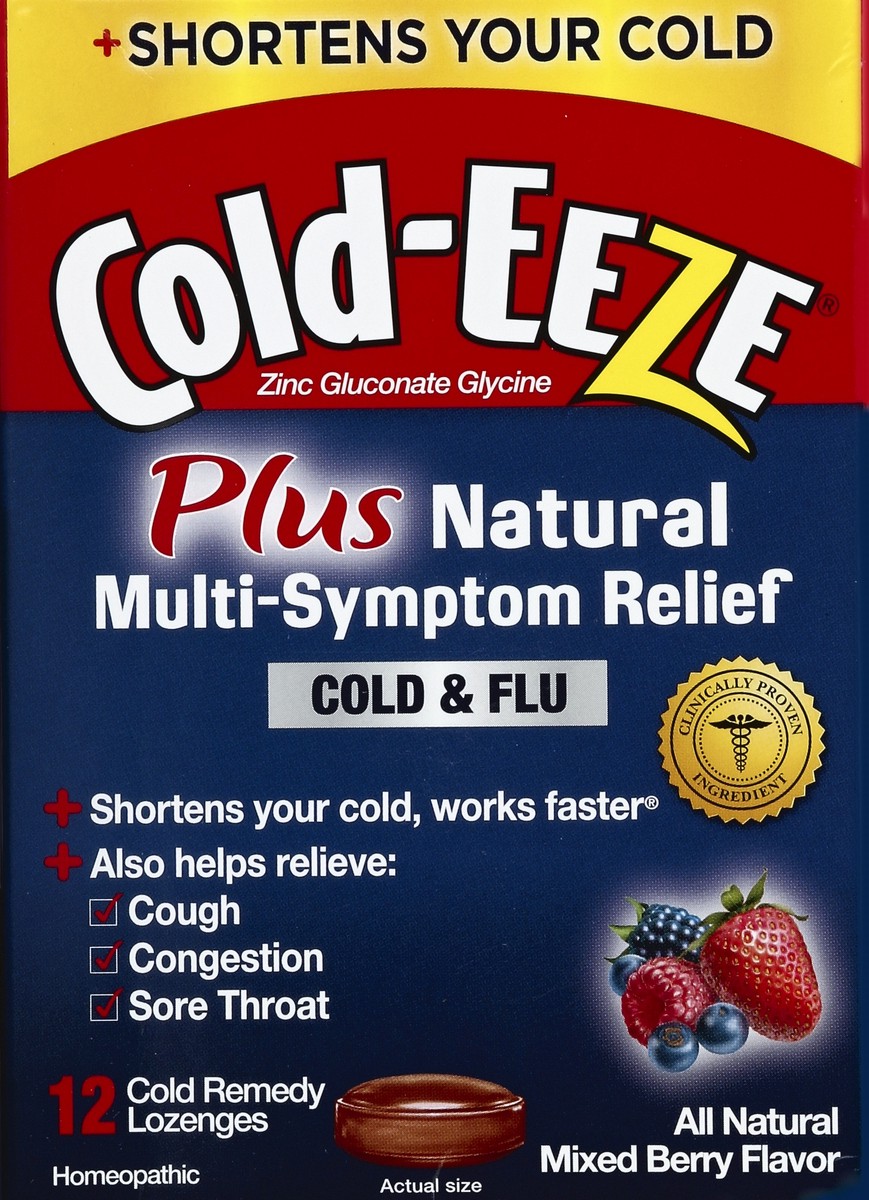 slide 4 of 4, Cold-EEZE Cold&Flu M/Symptom Loz, 12 ct